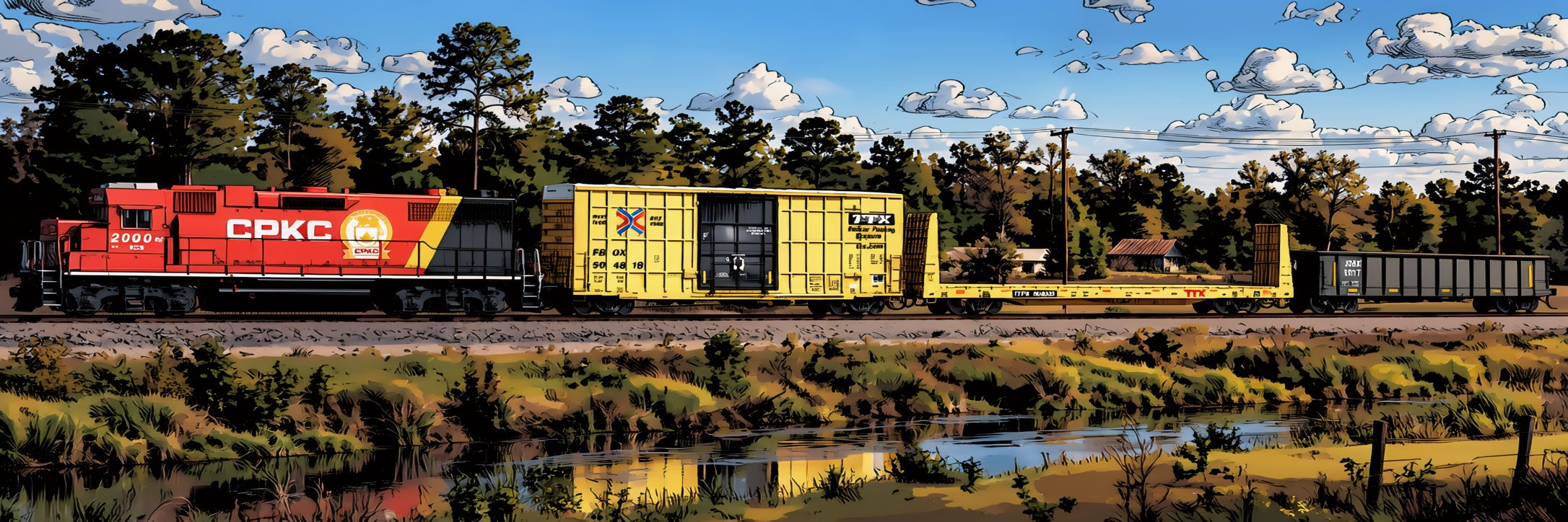 HO Scale Hometown Local - CPKC Today model train set