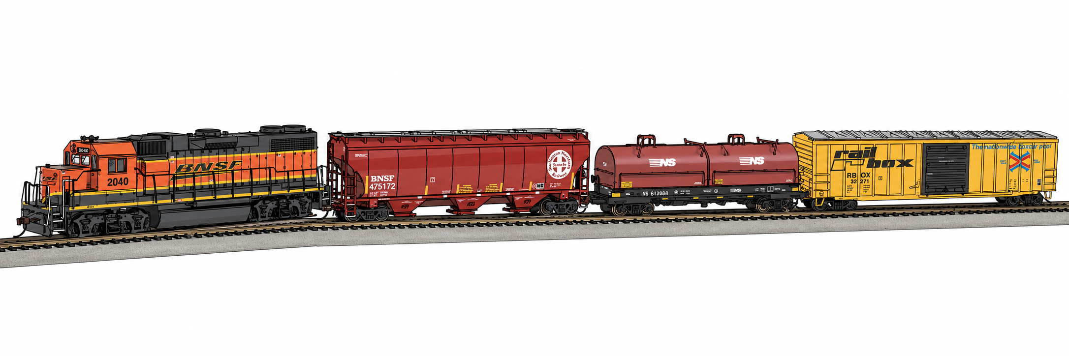 Hometown Local - BNSF model train set