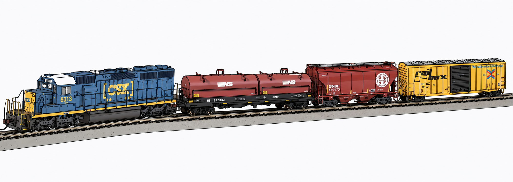 Hometown Local - CSX model train set