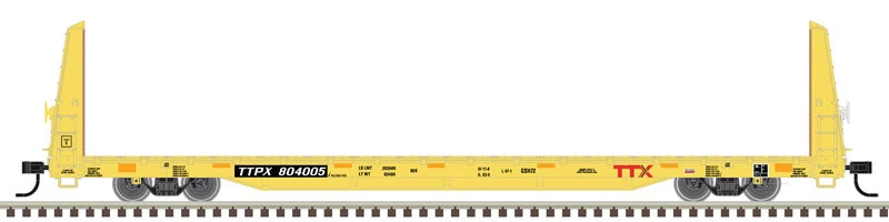 TTX "Forward Thinking" 68' Bulkhead Flatcar