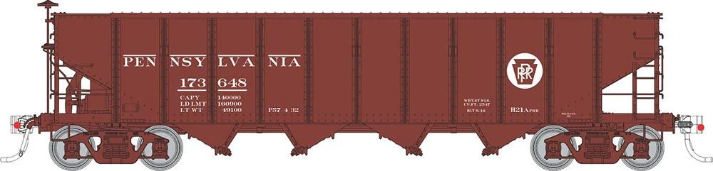 PRR "Circle Keystone" H21A Hopper 