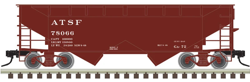 ATSF 2-Bay Hopper Car