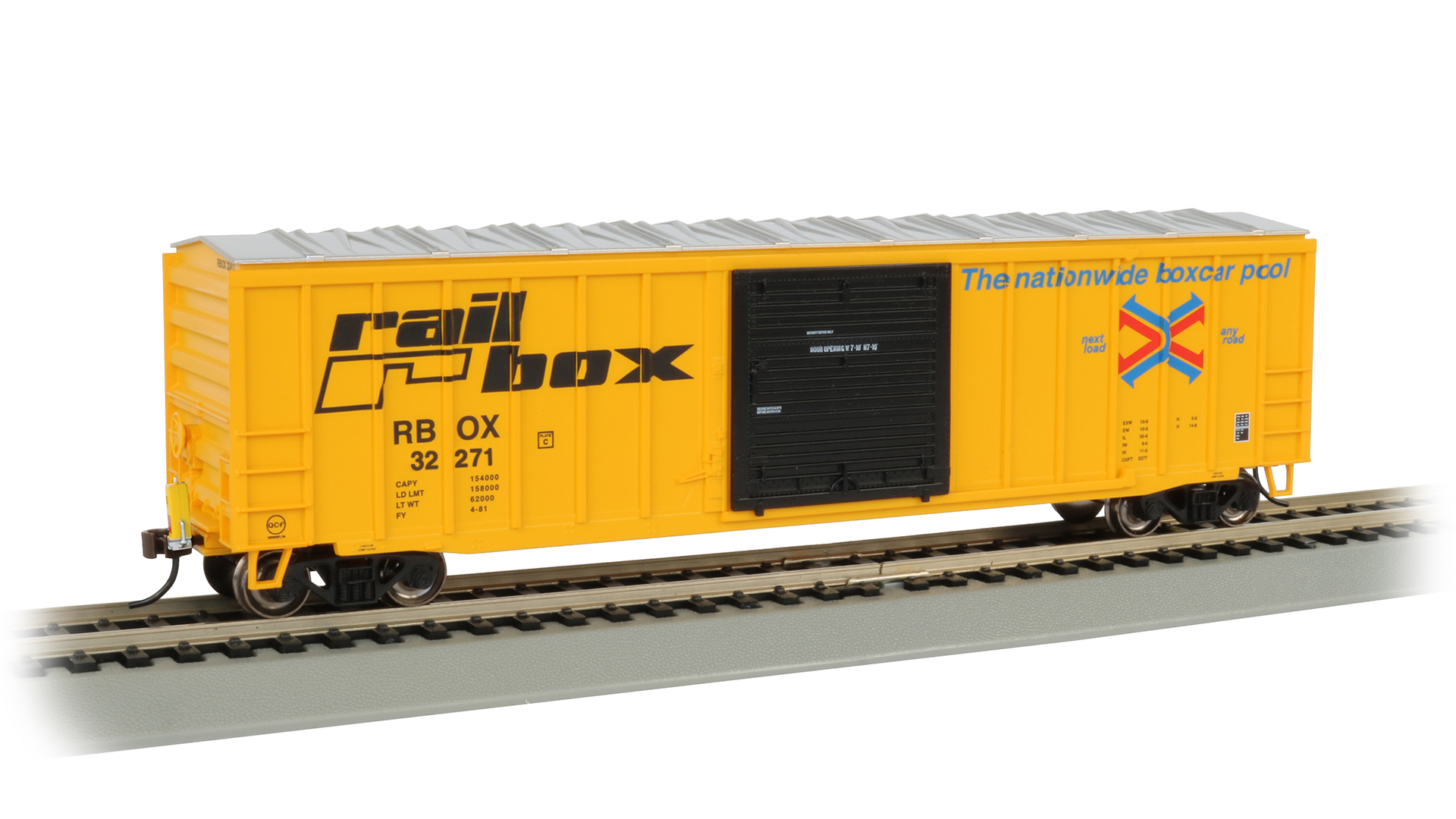 Railbox Boxcar with Flashing EoT Device