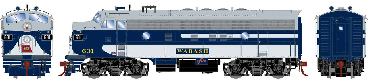 Wabash EMD F7A