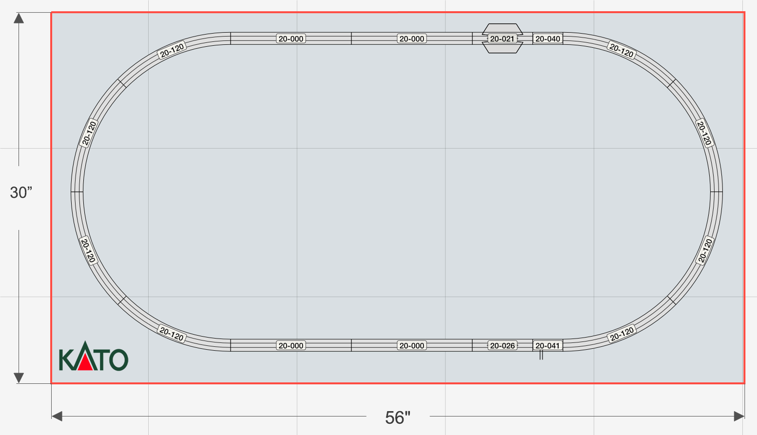 N Scale Oval